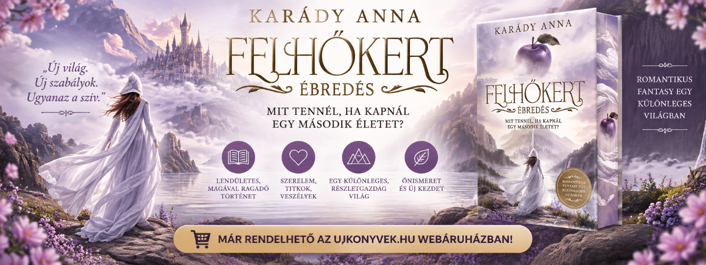 Karády Anna - Felhőkert - Ébredés - Éldekorált