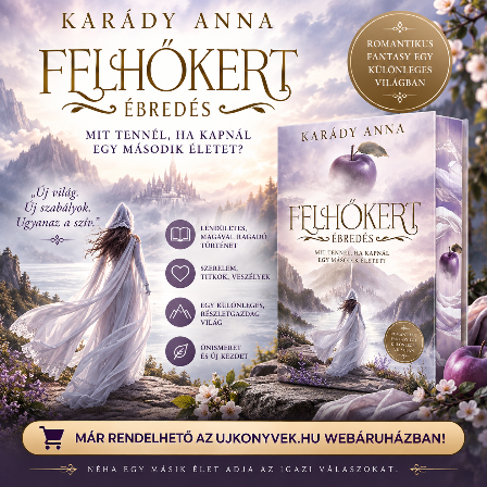 Karády Anna - Felhőkert - Ébredés - Éldekorált