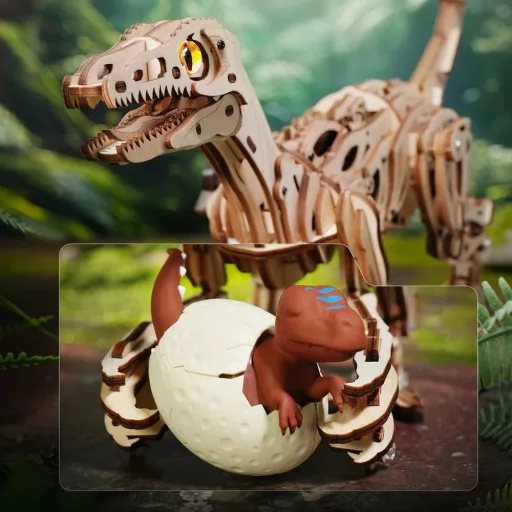 ROKR 3D fa puzzle - Mechanikus velociraptor