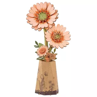 Rowood 3D fa puzzle virág - Gerbera