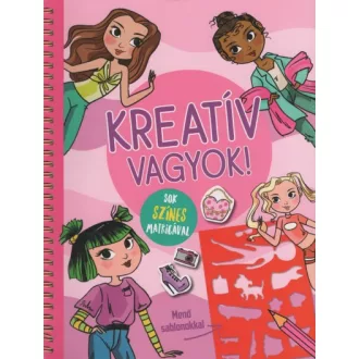 Kreatív vagyok! - Sok színes matricával (divat)