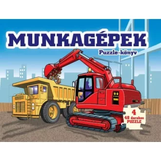 Munkagépek - Puzzle-könyv