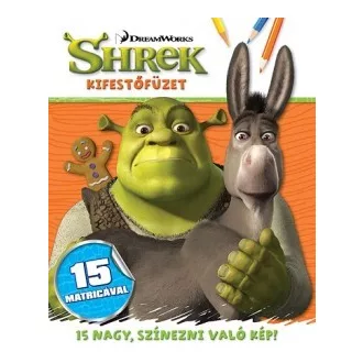 Shrek - kifestőfüzet matricákkal