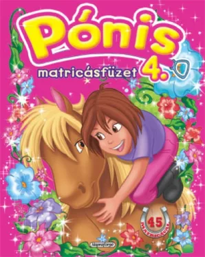 Pónis matricásfüzet 4. - 45 matricával