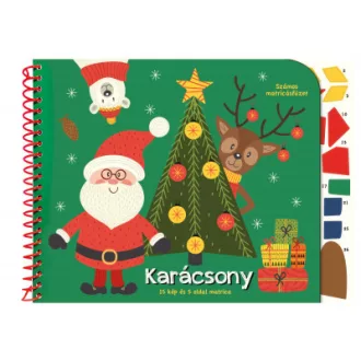 Számos matricásfüzet - Karácsony