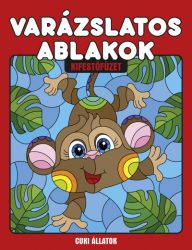 Varázslatos ablakok kifestőfüzet - Cuki állatok