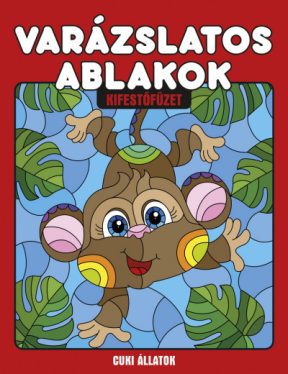 Varázslatos ablakok kifestőfüzet - Cuki állatok