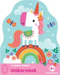 12 darabos kirakós - Unikornisok