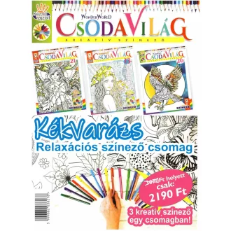 Csodavilág Kékvarázs relaxációs színező csomag