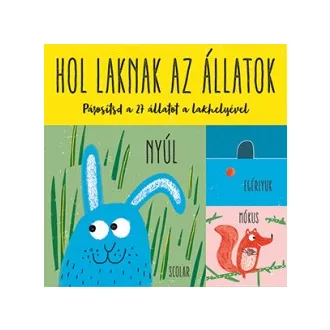   Hol laknak az állatok - Párosítsd a 27 állatot a lakhelyével