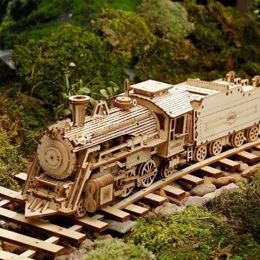 ROKR 3D fa puzzle - Prime gőzmozdony