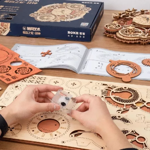 ROKR 3D fa puzzle – Zodiákus falióra