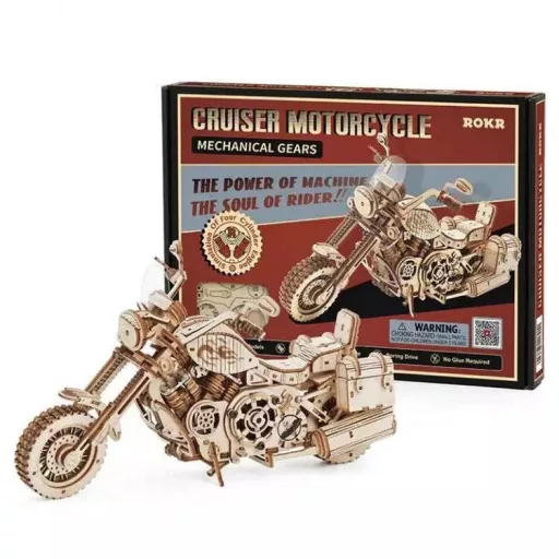 ROKR 3D fa puzzle – Cruiser motorkerékpár