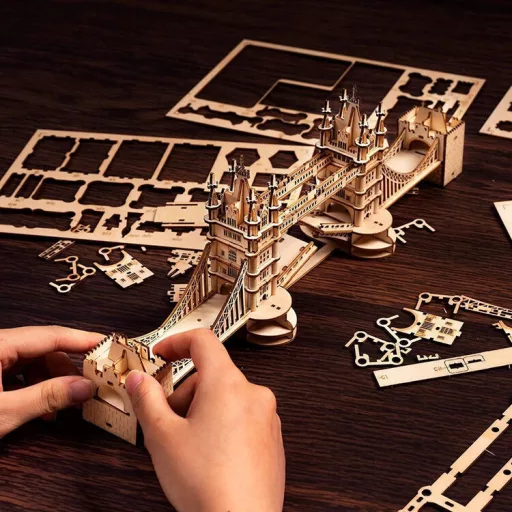 Rolife 3D fa puzzle – Világító Tower Bridge