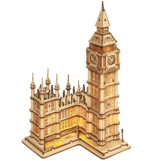 Rolife 3D fa puzzle – Világító Big Ben