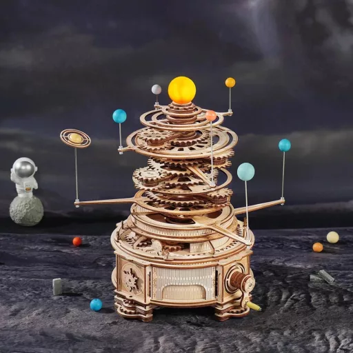 ROKR 3D fa puzzle – Mechanikus planetárium