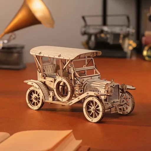 ROKR 3D fa puzzle - Klasszikus veteránautó