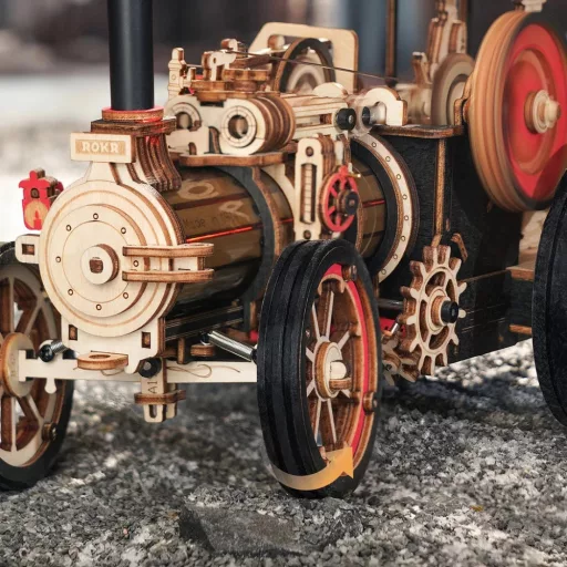 ROKR 3D fa puzzle – Klasszikus gőzgép