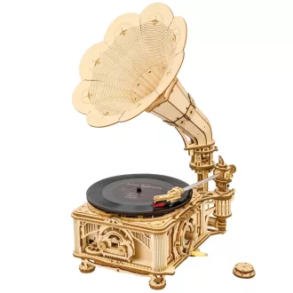 ROKR 3D fa puzzle – Klasszikus gramofon