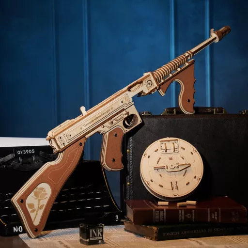 ROKR 3D fa puzzle – Thompson gépfegyver