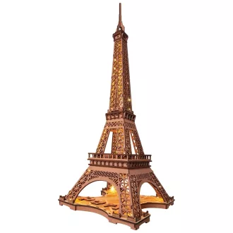 Rolife 3D fa puzzle – Éjszakai Eiffel-torony