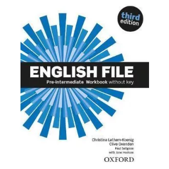 ENGLISH FILE 3E PRE-INT WB WO/K
