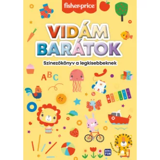Vidám barátok - Színezőkönyv a legkisebbeknek