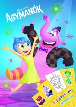 Agymanók színezőkönyv matricákkal