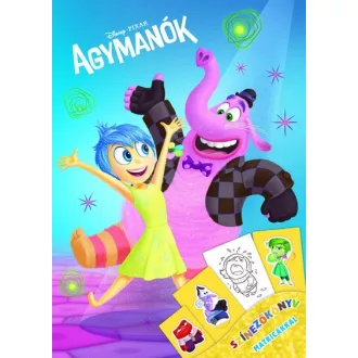 Agymanók színezőkönyv matricákkal