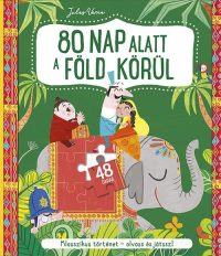 80 nap a Föld körül - könyv + kirakós