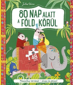 80 nap a Föld körül - könyv + kirakós