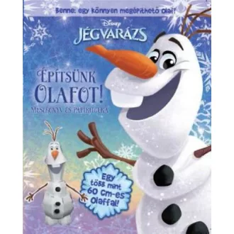   Disney - Jégvarázs - Építsünk Olafot! - Mesekönyv és papírfigura