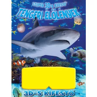Szuper 3D-s kifestő - Tengeri élőlények