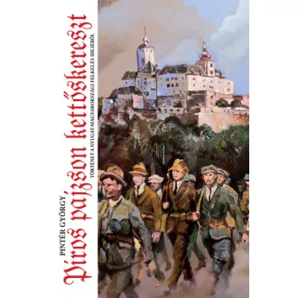 Piros pajzson kettős kereszt