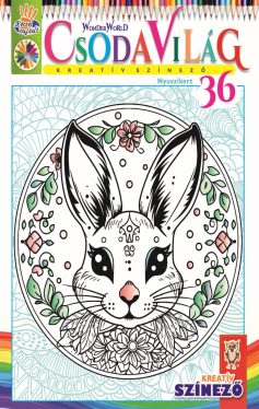 Csodavilág Kreatív színező 36. - Nyuszikert