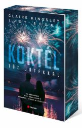 Koktél tűzijátékkal - Éldekorált