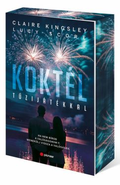 Koktél tűzijátékkal - Éldekorált