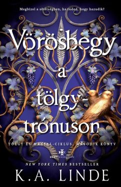 Vörösbegy a tölgytrónuson - Éldekorált