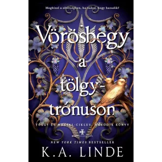 Vörösbegy a tölgytrónuson - Éldekorált