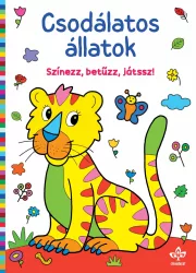 Csodálatos állatok - Színezz, betűzz, játssz!