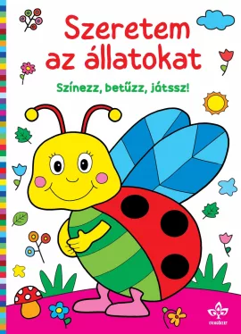Szeretem az állatokat - Színezz, betűzz, játssz!