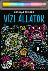 Vízi állatok - Bohókás színező
