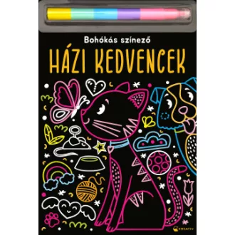 Házi kedvencek - Bohókás színező