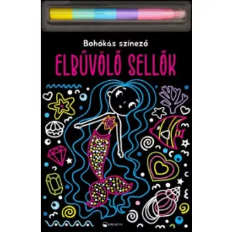 Elbűvölő sellők - Bohókás színező