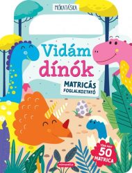   Vidám dínók - Matricás foglalkoztató - Több mint 50 matrica