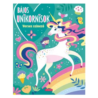 Bájos unikornisok - Verses színező