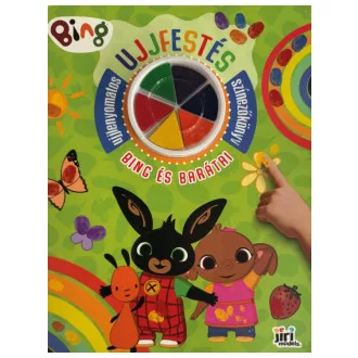 Bing és Barátai ujjfestés színezőkönyv