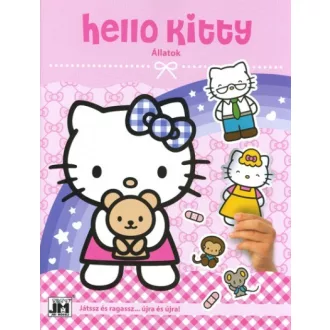 Hello Kitty - A4 szórakoztató matricák - Állatok