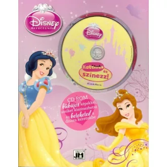   Disney hercegnők - CD melléklettel - Kattints és színezz!