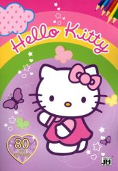 Hello Kitty - A4 80 oldalas színező